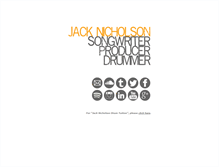 Tablet Screenshot of jacknicmusic.com
